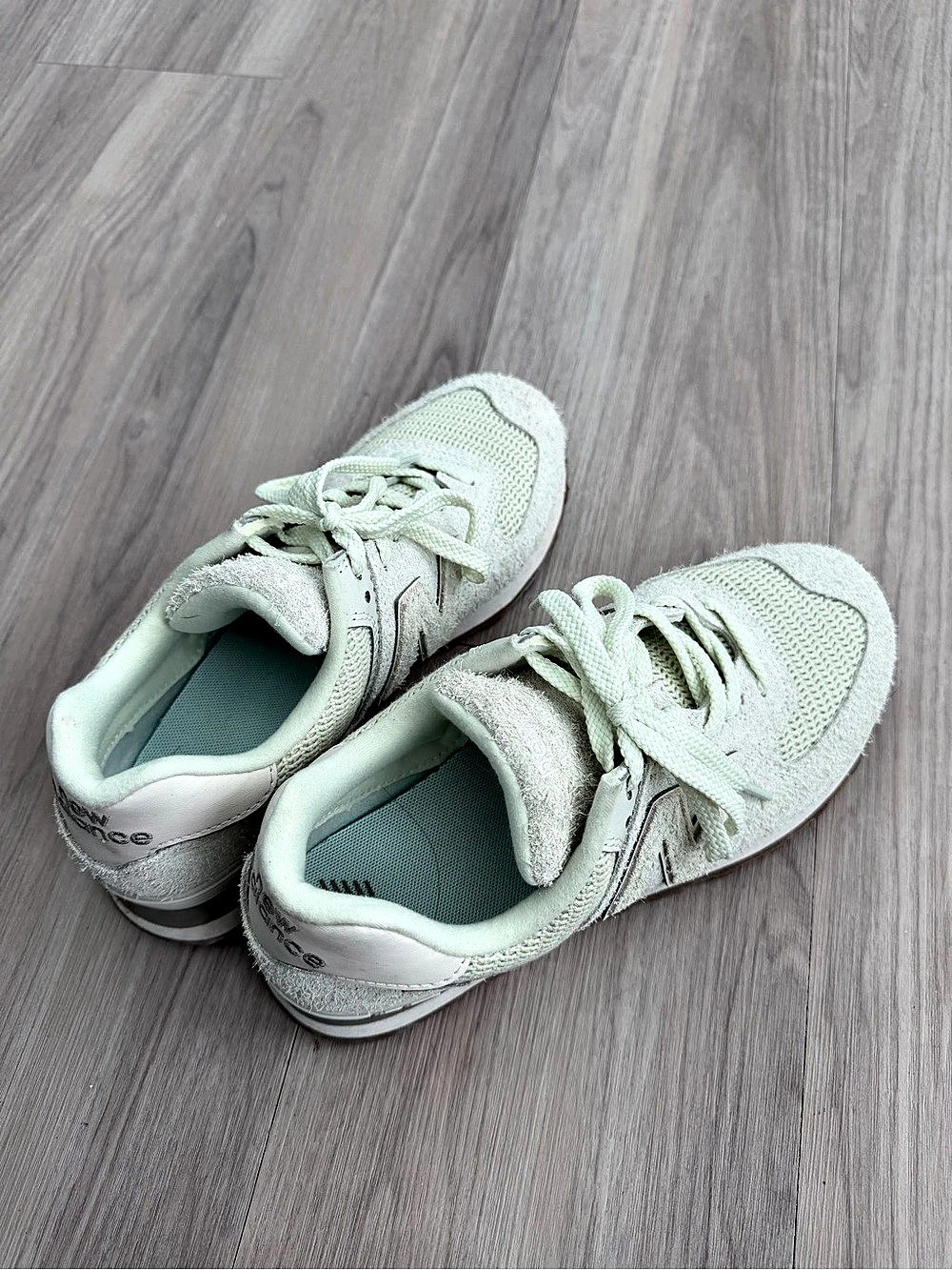 New Balance 574 Sneakers Green & White US 8.5